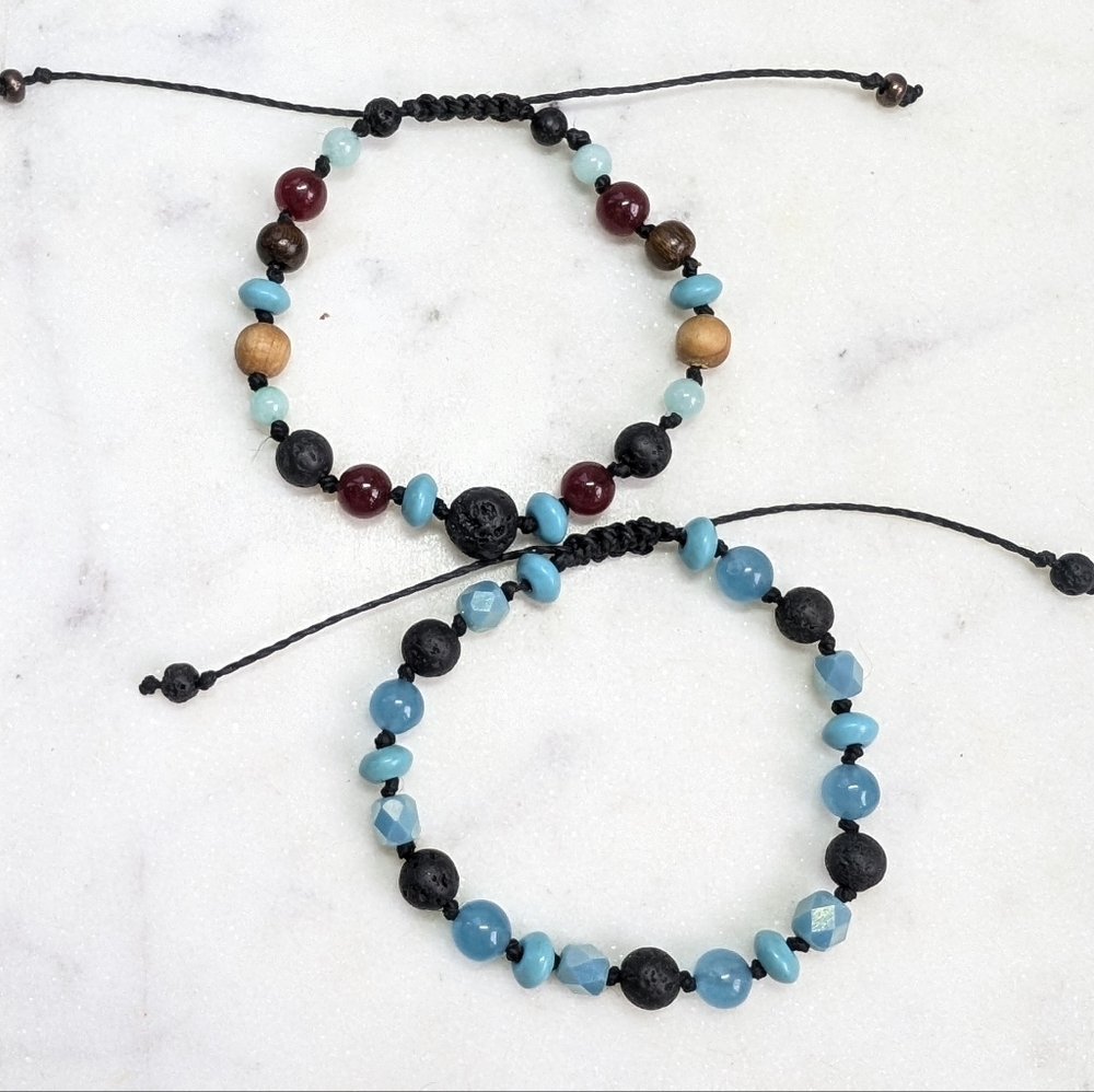 Adjustable Colorful Beaded Bracelets